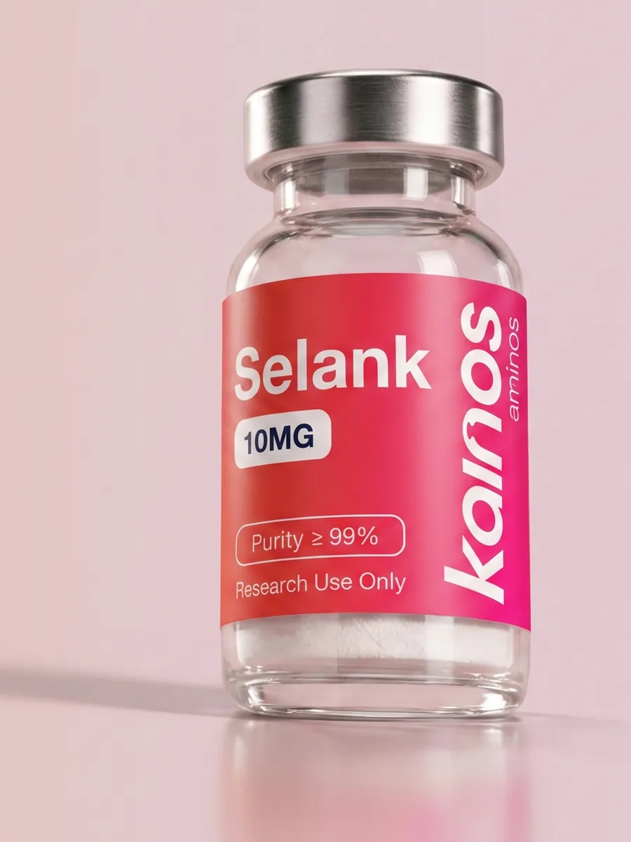 Selank research vial