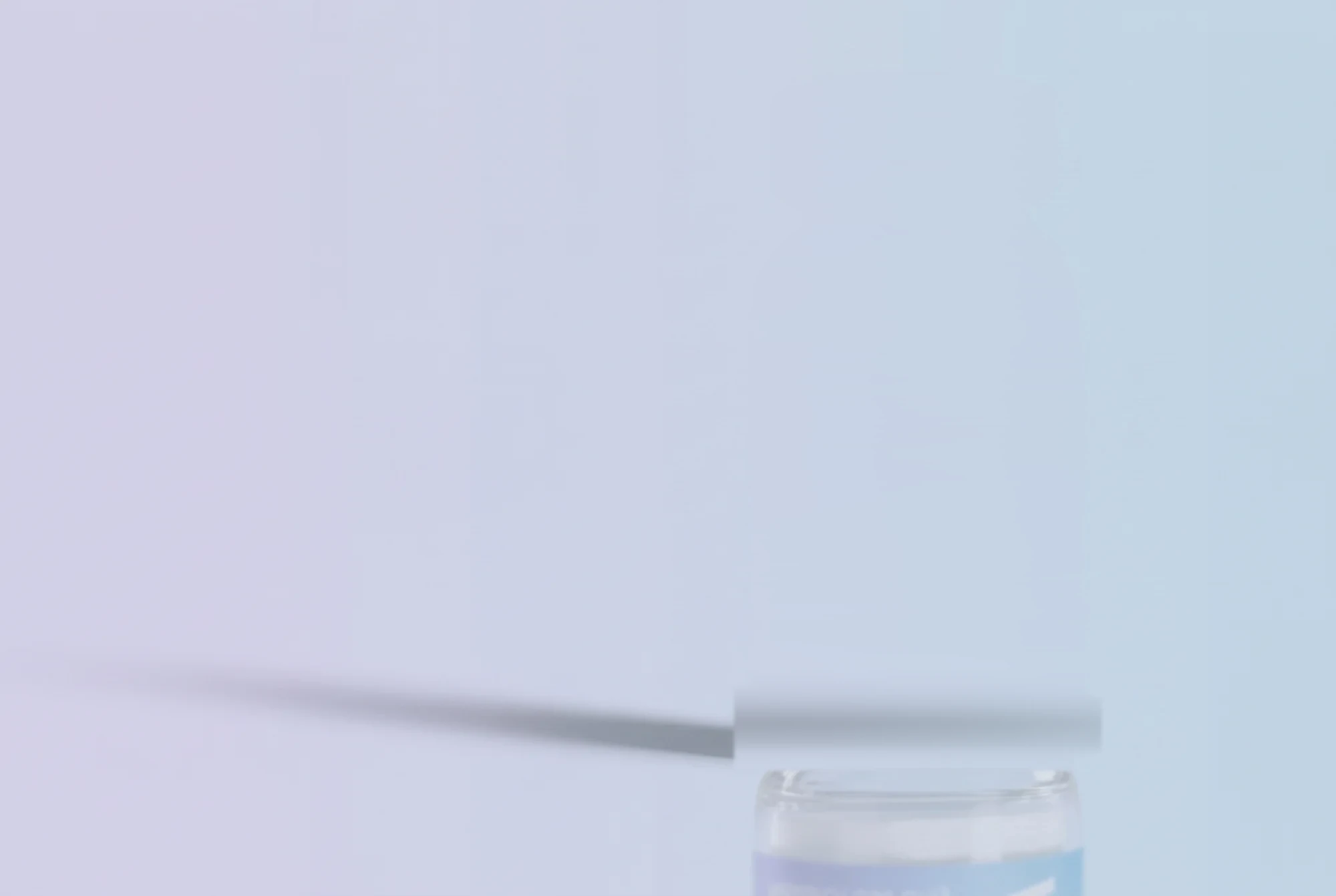 KPV 10MG vial, photographed on a lacquer counter